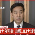 【速報】新型コロナ分科会 山際コロナ対策相が会見