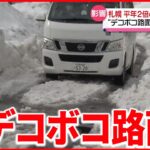 【大雪】平年２倍の積雪で”苦難” 除雪進まず…北海道･札幌市