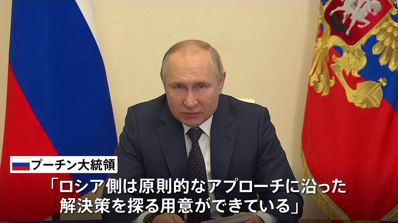 プーチン氏「ウクライナ側交渉遅らせる試み」
