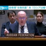 “生物兵器”主張に米「ロシアは嘘つき」　安保理(2022年3月19日)