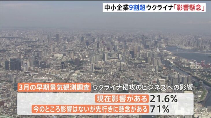 中小企業の9割超がウクライナ侵攻によるビジネスへの影響を懸念 日商調査