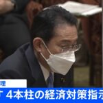 【速報】岸田総理 あす“４つの柱”経済対策指示へ