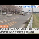 茨城・利根町 路上に血を流し倒れていた高齢女性の死亡確認 ひき逃げか