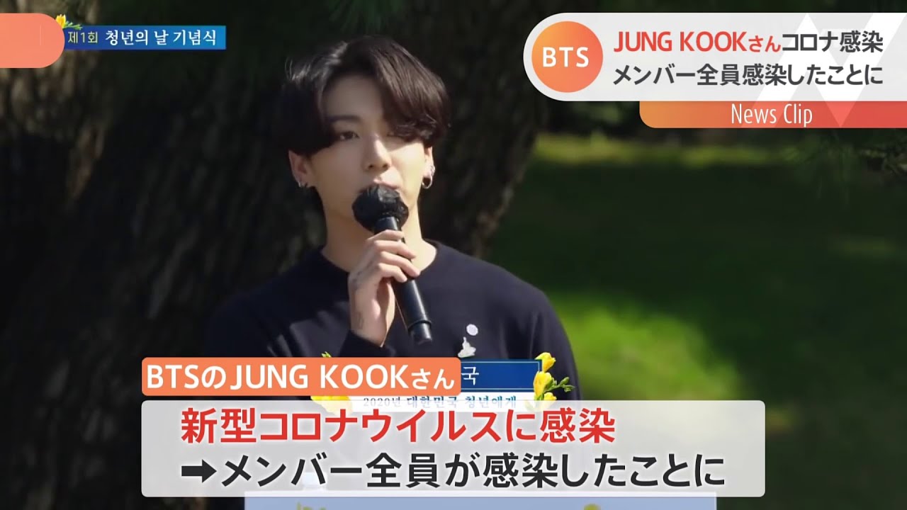「BTS」メンバー・ジョングクさんが新型コロナ感染 メンバー全員が感染したことに