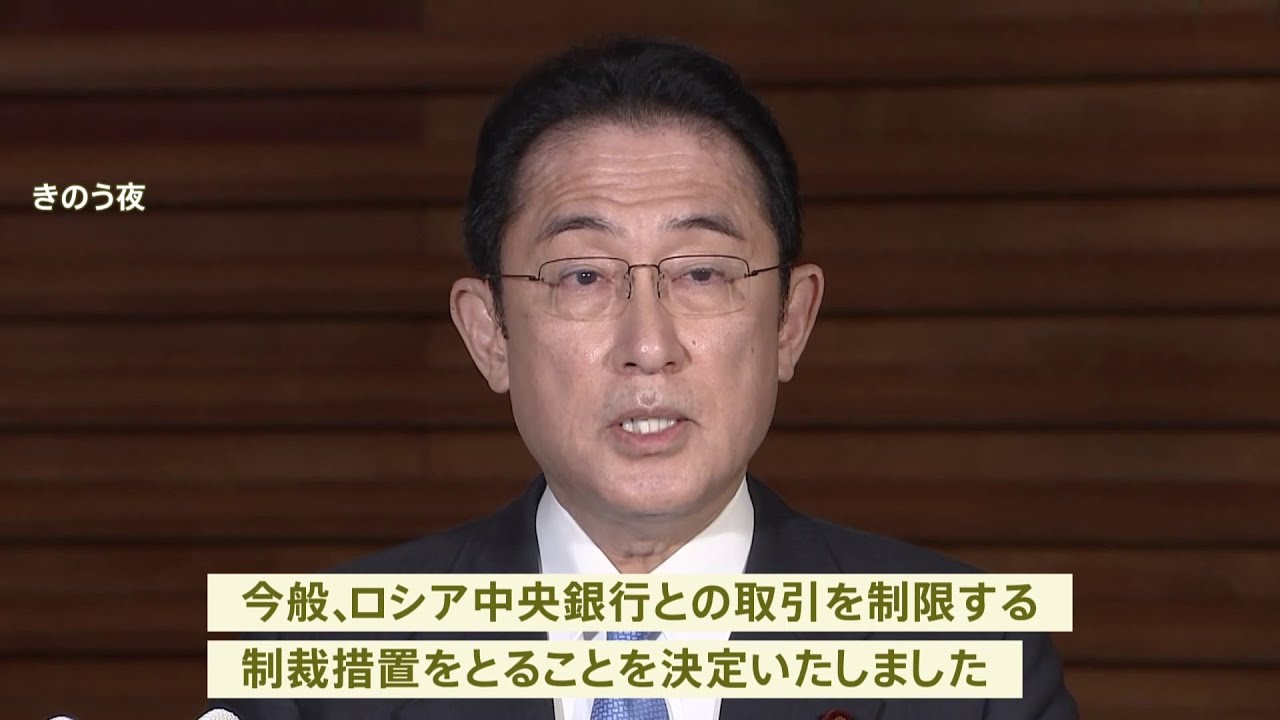 岸田首相 G7首脳らとウクライナへの支持とロシアへの制裁で一致