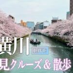 【LIVE】4/2 12:00~ 満開の桜 下町のお花見クルーズ&ゆったり散歩 in 東京