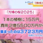 【１口１万円がネック？】「寄付」集めに苦戦…大阪・関西万博に向けた『２０２５本の桜』植樹プロジェクト(2022年3月31日)