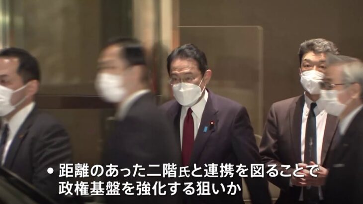 岸田首相が自民・二階元幹事長と会談 参院選に向け基盤強化狙い