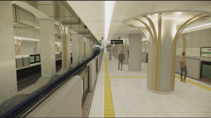 【大阪メトロ】９つの駅で新デザイン発表　大阪・関西万博を見据え　開催前の２０２４年の完成を目指す