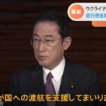 ウクライナ避難民の渡航支援 直行便座席借り上げ 首相表明