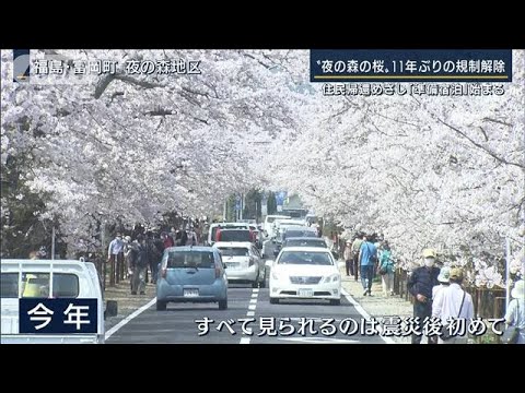 震災11年・桜に誓う職人の思い・・・住民帰還を目指し“準備宿泊”始まる(2022年4月11日)