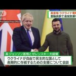 英首相がキーウを電撃訪問　ウクライナ大統領と会談(2022年4月10日)