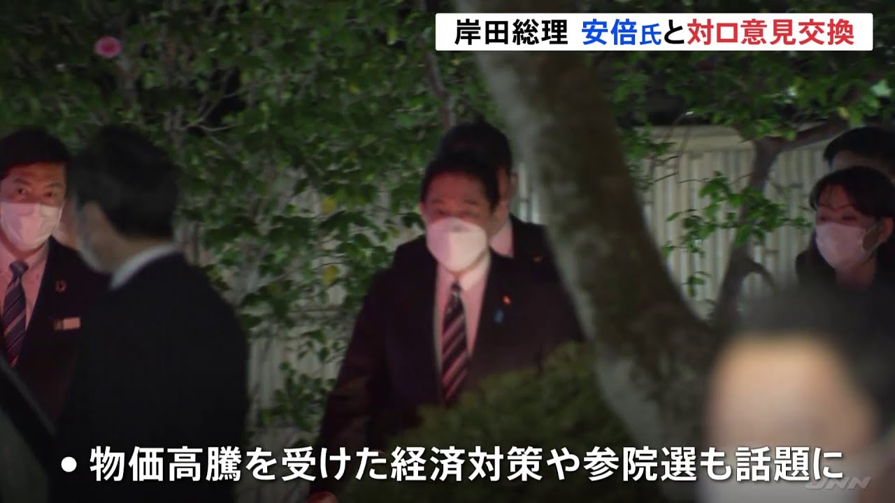 岸田総理が安倍元総理らと会食 ロシアや中国への対応などで意見交換 “日中外相会談実施を”のアドバイスも