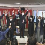 京都府知事選挙　現職の西脇隆俊さん（６６）が５０万票以上を獲得して２回目の当選　現職と新人の争い