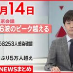 【新型コロナ】９県で“第６波のピーク超え” 地方の感染拡大へ懸念 厚労省・専門家会議 4月14日ニュースまとめ 日テレNEWS