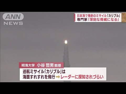 日本海で発射のミサイル「カリブル」　専門家「深刻な脅威になる」(2022年4月14日)