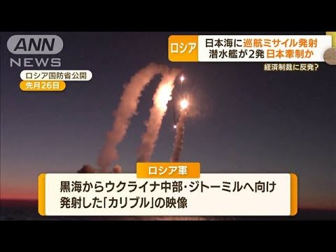 ロシアが“日本海”に発射　巡航ミサイル「カリブル」とは・・・迎撃は可能？専門家が分析(2022年4月15日)