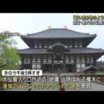 「甘いにおいした」東大寺大仏殿“液体”かけられる(2022年4月15日)