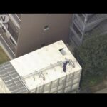 マンション貯水槽の中に「人の手が・・・」　遺体は成人女性か　警察が捜査(2022年4月18日)