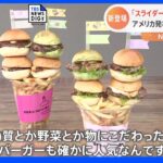 ハンバーガー界に新風現る?「スライダーバーガー」が話題｜TBS NEWS DIG