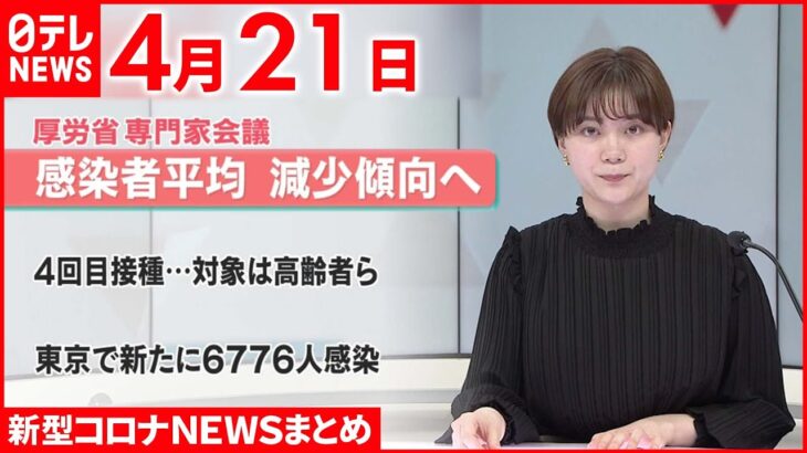 【新型コロナ】厚労省専門家会議「全国感染者数が“減少傾向”になった」 4月21日ニュースまとめ 日テレNEWS