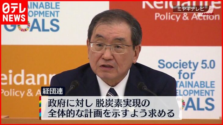 【経団連】「国家戦略が描けていない」 カーボンニュートラル実現へ提言