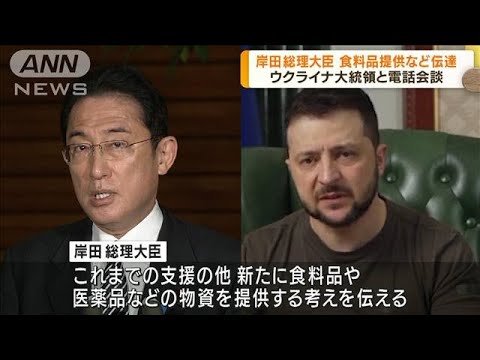 追加支援など巡り総理がウクライナ大統領と電話会談(2022年4月27日)