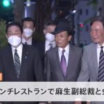 岸田総理が麻生副総裁と会談 1週間で3人の総理経験者と 日本の文化立国で意見交換