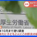 欧州などで報告相次ぐ「原因不明の肝炎」疑い患者を新たに2例確認 厚労省｜TBS NEWS DIG