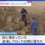 砂に埋まり男児（４）死亡 波消しブロックの間に落ちる 宮崎・日南市｜TBS NEWS DIG