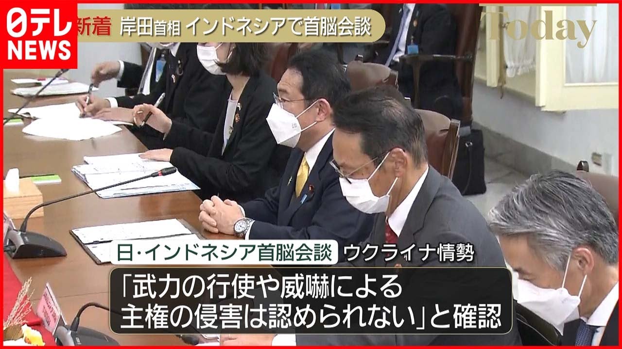 【首脳会談】日本・インドネシア「武力行使や威嚇による主権侵害は認められない」