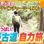 “自然の中・少人数・ガイドなし” 新たな旅のかたち「アドベンチャーツーリズム」を世界遺産・熊野古道で体験！