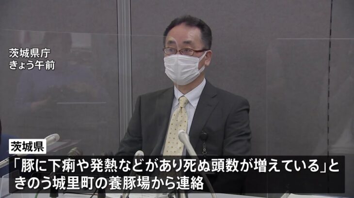 茨城・城里町で豚熱発生 県内で2例目