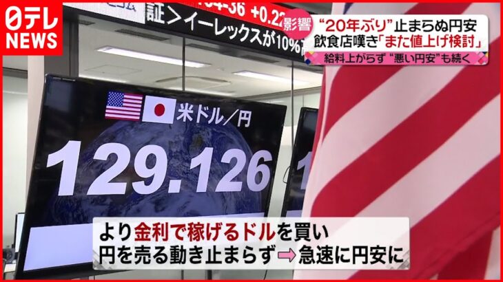 【円安】“20年ぶり”の低水準…低所得世帯に“5万円給付”か