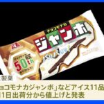 森永製菓「チョコモナカジャンボ」などアイス3年ぶり値上げ｜TBS NEWS DIG