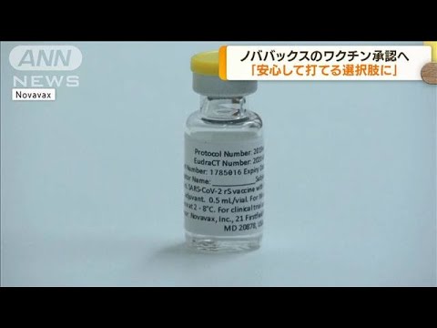 国内で4例目　米国ノババックス開発ワクチン承認へ(2022年4月19日)
