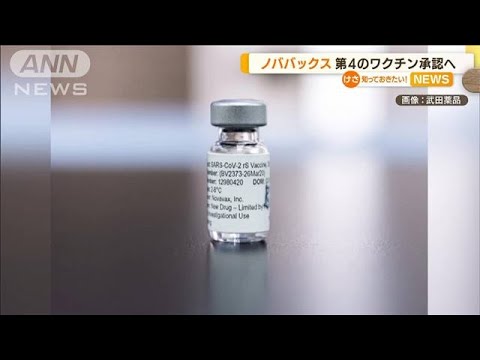 “第4のワクチン”ノババックス製を承認へ　アレルギー反応が出た人などに使用想定(2022年4月19日)
