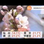 【4月9日 関東の天気】北日本からさくらの便り