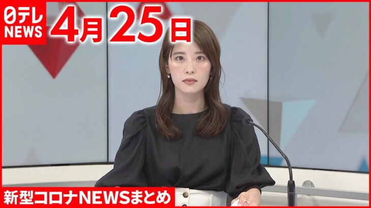 【新型コロナ】東京で新たに4936人の感染確認 先週日曜日から284人減 4月25日ニュースまとめ 日テレNEWS