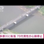 【速報】多摩川の「ガス橋」から70代男性が転落　心肺停止(2022年4月19日)