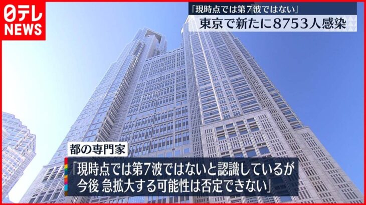 【新型コロナ】東京で8753人新規感染確認 都専門家「拡大可能性否定できない」7日