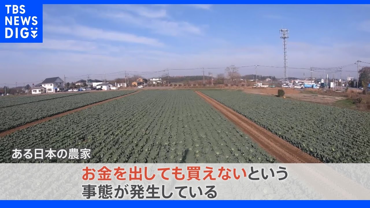 肥料高騰で問われる食料安全保障の本気度|TBS NEWS DIG