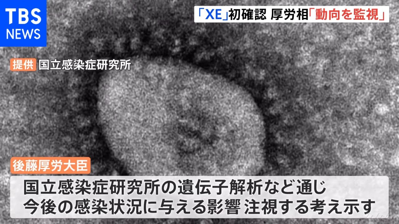 後藤厚労大臣「動向を監視」 オミクロン株「XE」系統、空港検疫で初確認受け［新型コロナ］