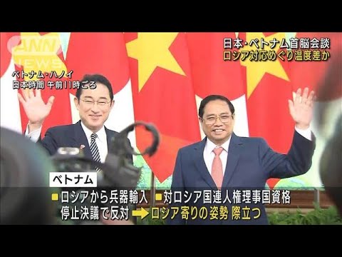 日本・ベトナム首脳会談　ロシア対応めぐり温度差か(2022年5月1日)