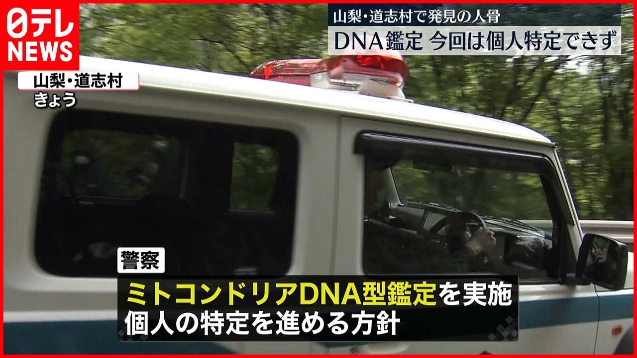 【山梨・道志村】発見の“骨”個人特定できず 別の鑑定実施へ