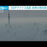 1月から3月のGDP　2四半期ぶりのマイナス成長　街角の景況感は・・・(2022年5月18日)