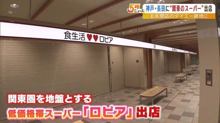 震災後も街を支えたダイエー跡地に…低価格スーパー『ロピア』出店へ　神戸市長田区（2022年5月10日）