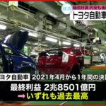 【トヨタ】コロナでの生産停止影響も…売上高･最終利益ともに過去最高