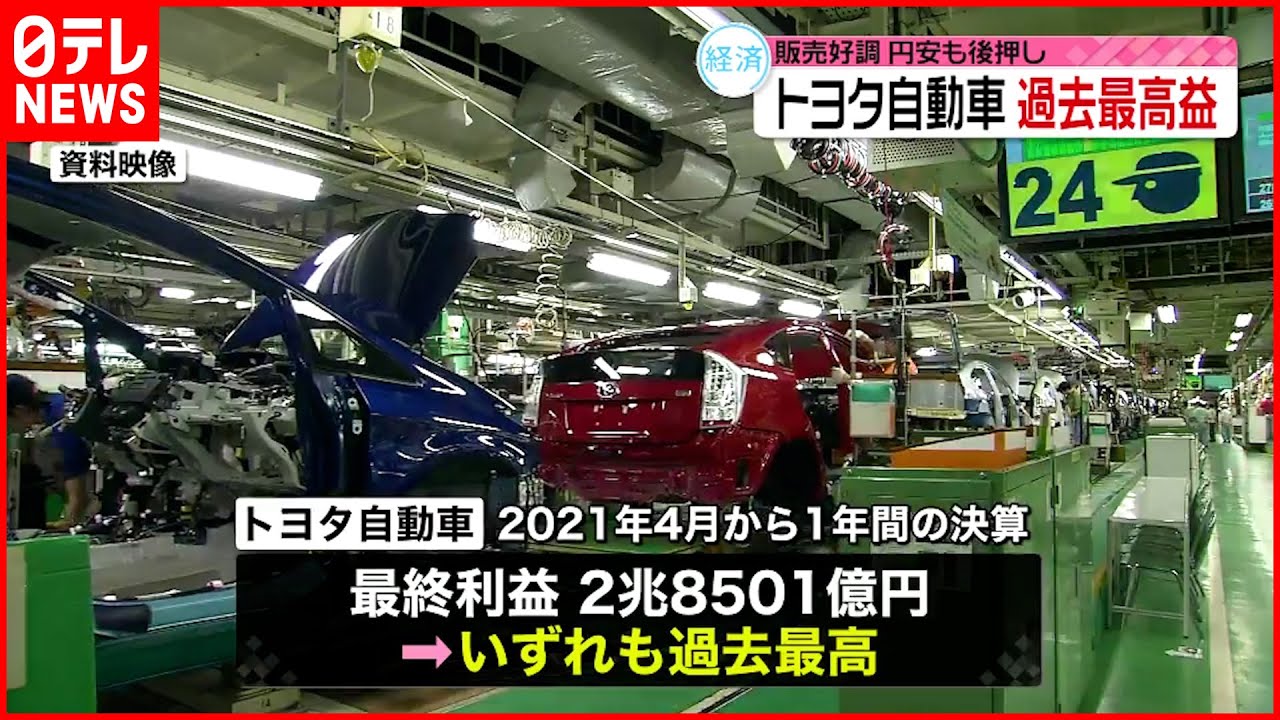 【トヨタ】コロナでの生産停止影響も…売上高･最終利益ともに過去最高