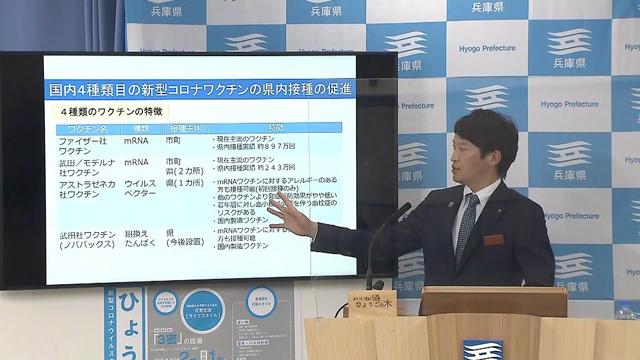 『ノババックスワクチン』兵庫で６月から接種開始へ…主にアストラゼネカ接種者を想定（2022年5月12日）